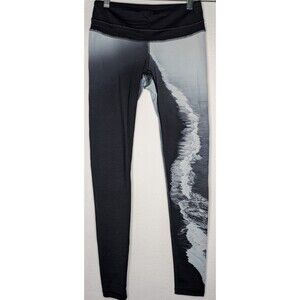 Lucy Powermax Women's grey-black Blue Capris Leggings Size XS (25x29) (990)